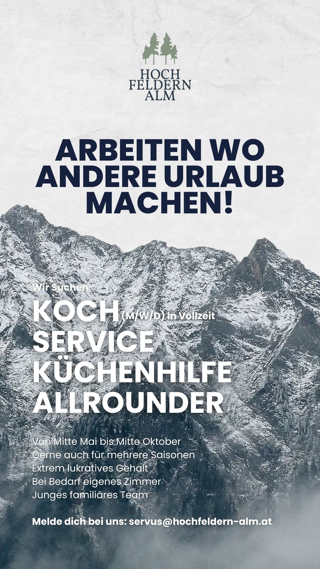 Hochfeldern Alm in Mieming, Tirol